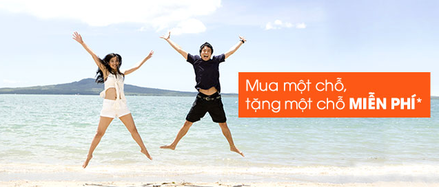 Chương trình khuyến mãi “MUA MỘT CHỖ, TẶNG MỘT CHỖ” đến Singapore.